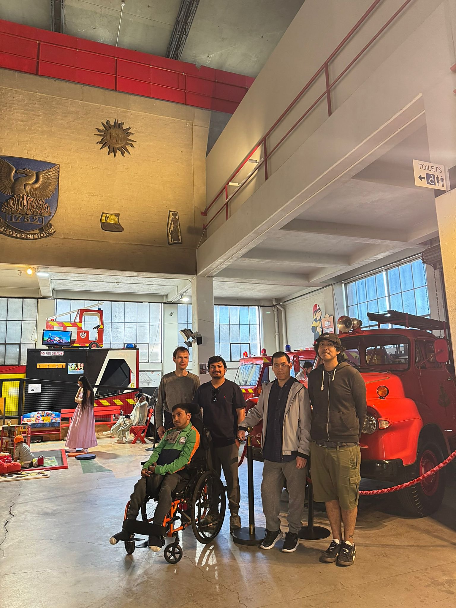 Enable Hub participants and support team on a Sunday outing to a fire station museum