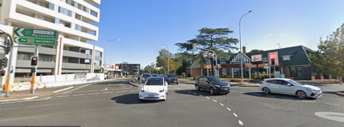 Windsor Road near Stockland Baulkham Hills