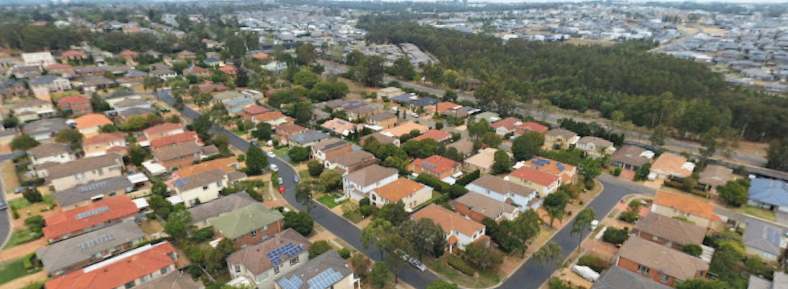 Kellyville residential streetscape
